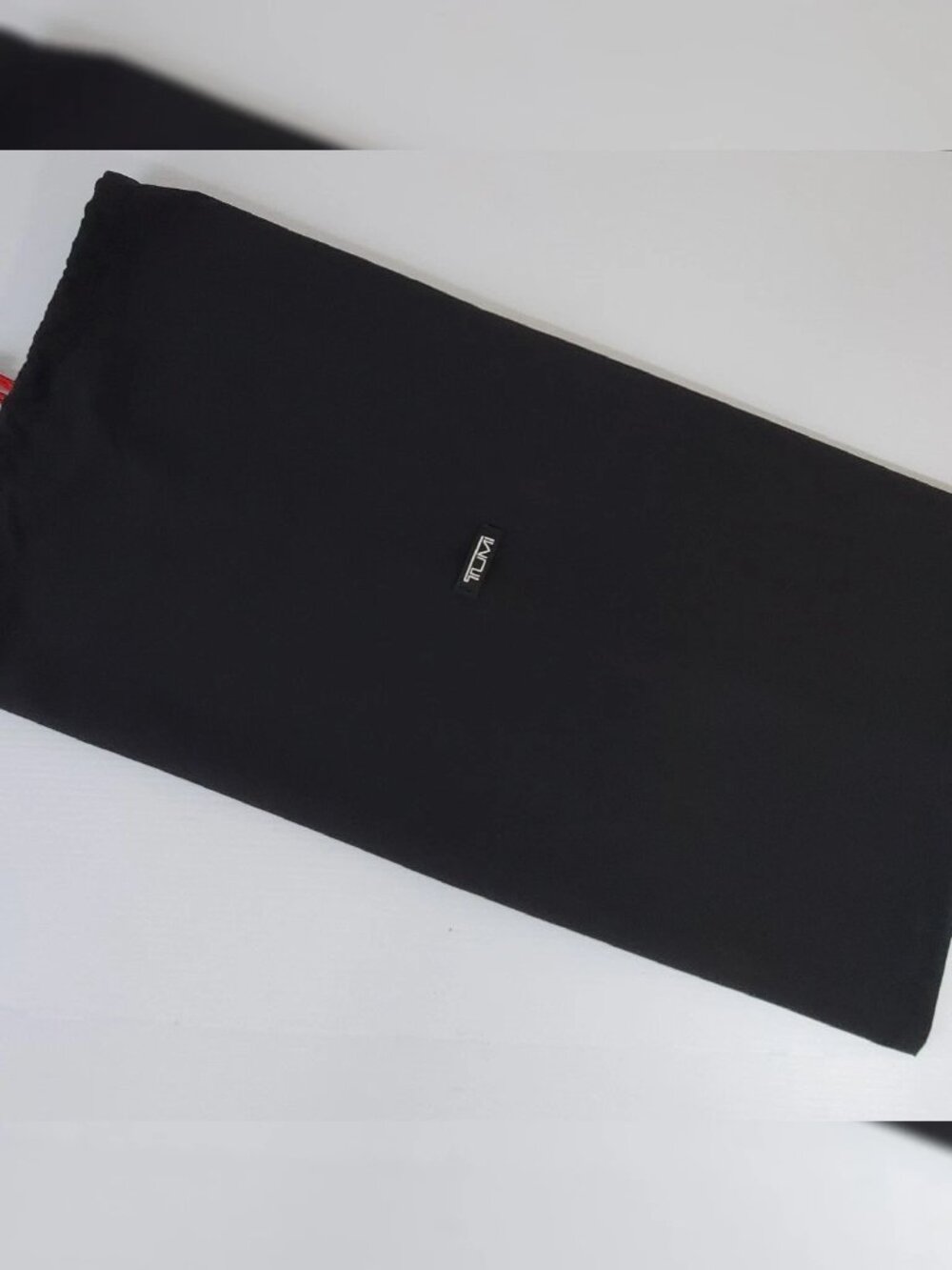 TUMI DRAWSTRING TRAVEL LAUNDRY DUST BAG NYLON 28.5" X 28.5" BLACK